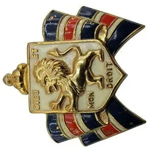 Accessocraft | Jewelry | Accessocraft Patriotic Coat Of Arms Wwii ...